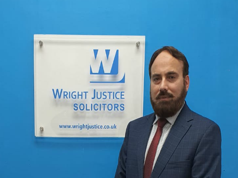 Mr Azhar Khan, wright justice solicitors 