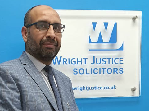 Tahir Abdullah, wright justice solicitors 