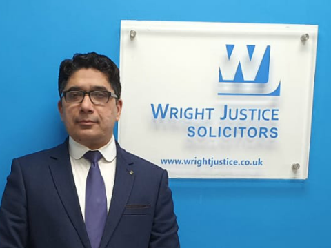 Asim Sain, wright justice solicitors 